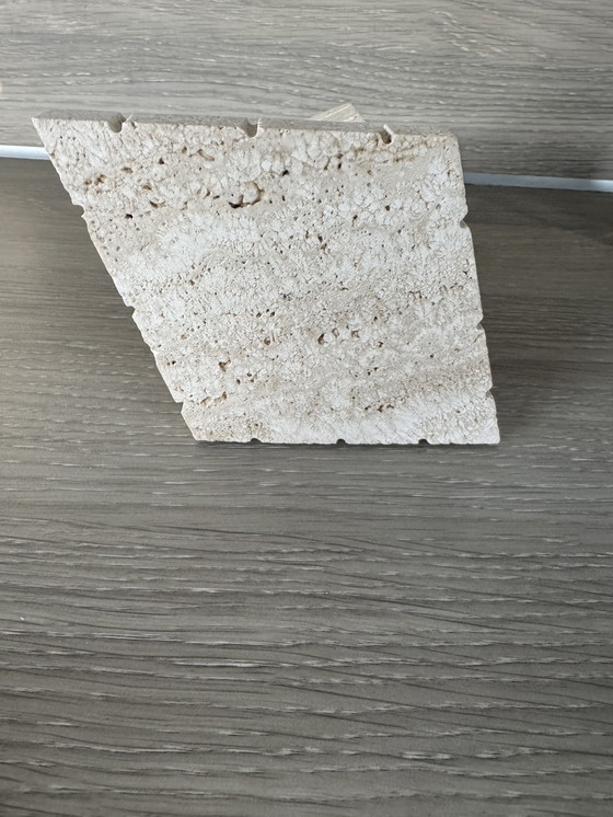 Image 1 of Travertin vaas/kandelaar uit Italy 