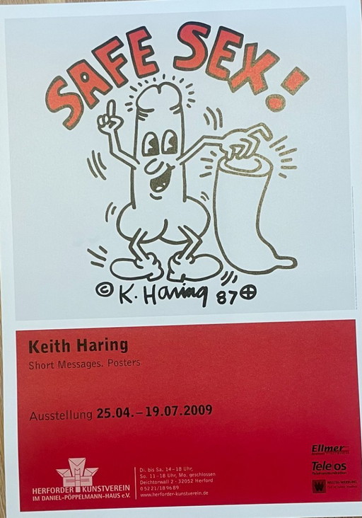Keith Haring (1958-1990), Sesso sicuro!, 1987, copyright Estate of Keith Haring 2009