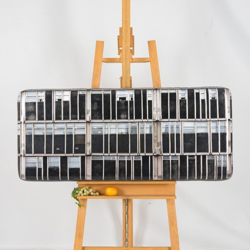 "Krankenhaus 2" von Hein Spellmann (1962) - Silikon, Acryl & CCL-Druck - 2012 - 50 x 112