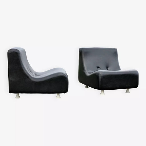2x "Space Age" armchairs