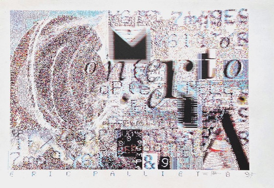 Image 1 of Eric PALLIET Concerto Media Fotolitografia firmata 1989