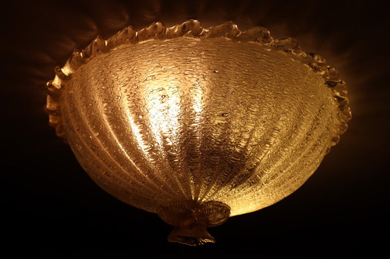 Image 1 of Murano Deckenlampe/Deckenleuchte von Barovier & Toso, Italien, 1970er Jahre