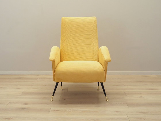 Image 1 of Poltrona gialla, design italiano, anni '70, produzione: Italia