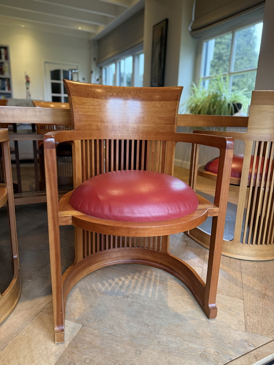 Image 1 of Très unique ! Frank Lloyd Wright for Cassina' Table à manger pour 8 personnes