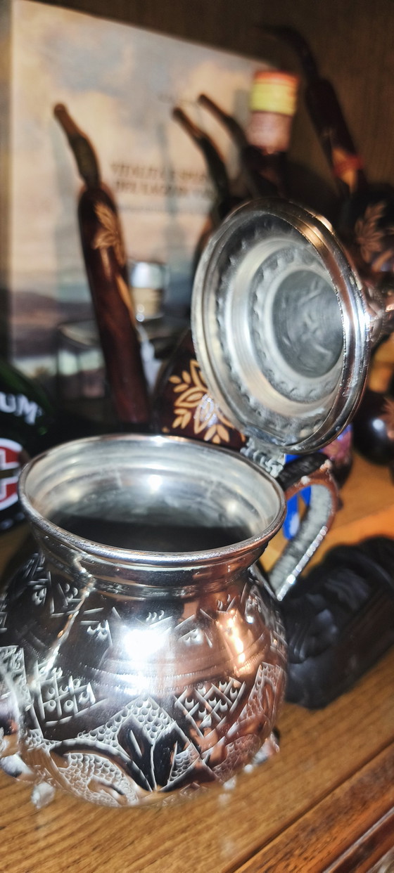 Je vends une magnifique théière, hauteur 18 cm. – Accessoires de table, Metal (photo 6 of 8)