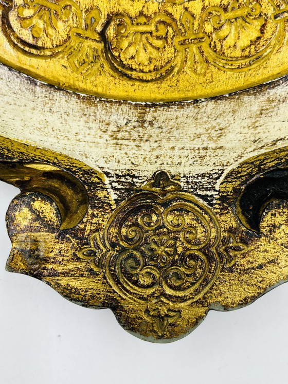 Image 1 of Vassoio decorativo vintage barocco dorato