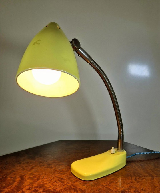 Image 1 of Hala Zeist desk lamp in pastel yellow.