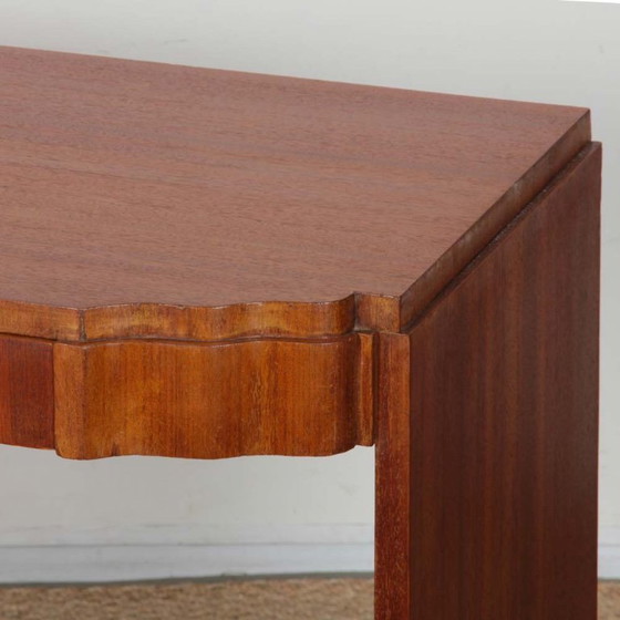 Image 1 of Art Deco style dressing table/console, French work from the 1950s