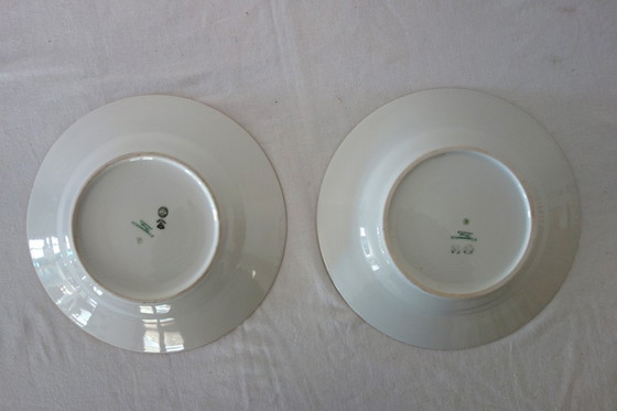 Image 1 of 2 dinner plates, soup plates, dessert plates and Legrand Limoges 1920 serving dish