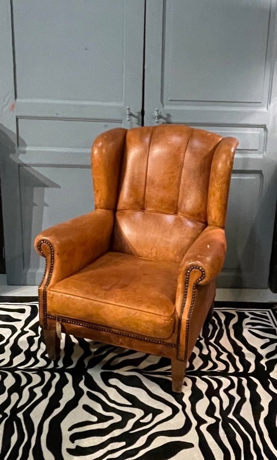 Image 1 of Magnifique fauteuil vintage usé