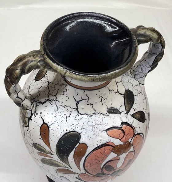 Image 1 of Vintage West Germany vase with handles