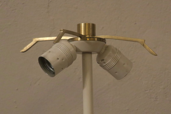 Image 1 of Vintage Peter Preller for Tecta Floor Lamp with Brass Shade