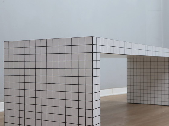 Image 1 of Quaderna-bank van Superstudio, originele productie uit de jaren 70 van Zanotta.