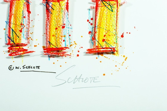 Image 1 of Schlote, Wilhelm - 4. Advent - 3D-Konstruktion - handsigniert