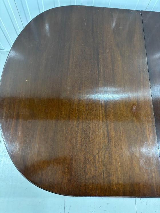 Image 1 of Antique mahogany extension table