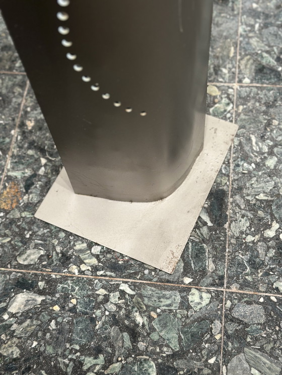 Image 1 of Vintage Steel Industrial Light Sculpture - Minimalist Design