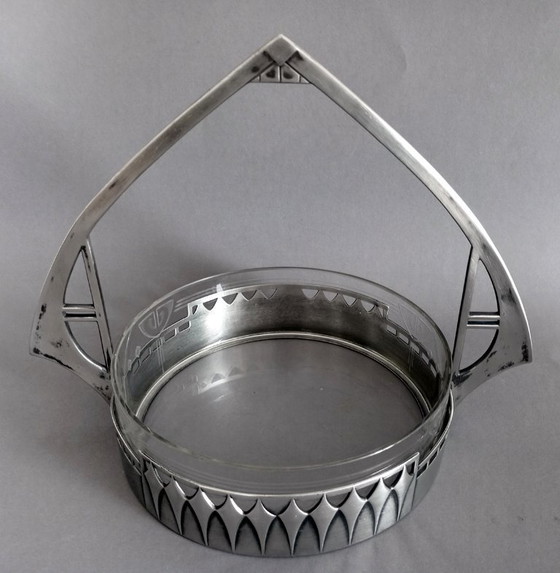 Image 1 of Albert Kohler/WMF Modèle n° 645 Corbeille à fruits jugendstil 1905 Design Albin Müller