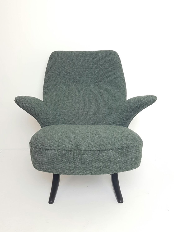 Vintage Artifort Theo Ruth Poltrona Pinguin Congo – Poltrone, Legno, Poliestere (photo 5 of 9)
