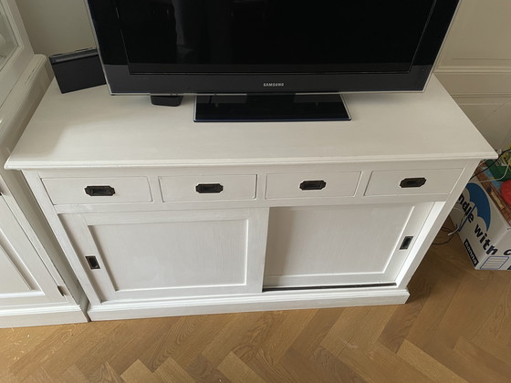 Image 1 of Bright Living wit teakhouten dressoir