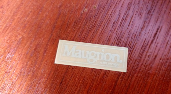 Image 1 of Maugrion for Roche Bobois, circa 1980 Table from the Le Rotin Prestige collection, wheat sheaf model.  Round table base