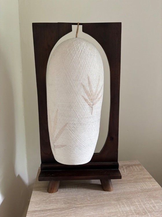 Image 1 of Antique Thai Handwoven Lamps