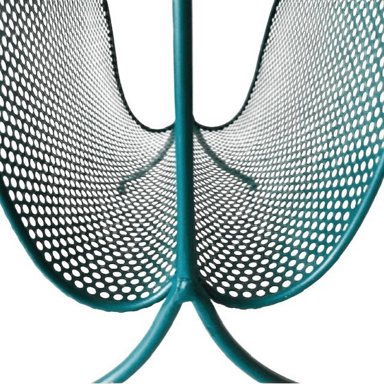 Image 1 of Portariviste e portagiornali vintage in metallo turchese, anni '80