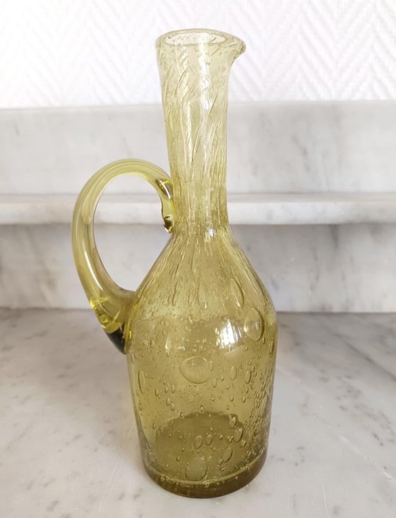 Image 1 of 2 caraffe in vetro a bolle stile Biot