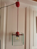 Lustre design Vintage Italie Fontana 