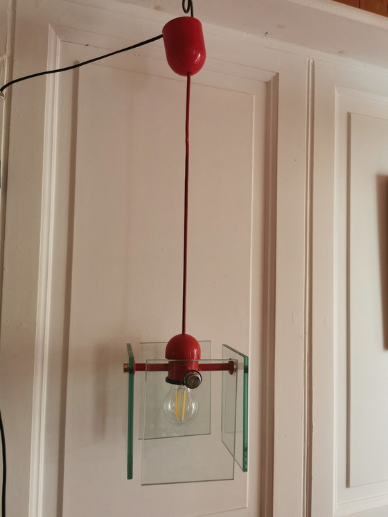 Image 1 of Lampadario vintage di design italiano Fontana