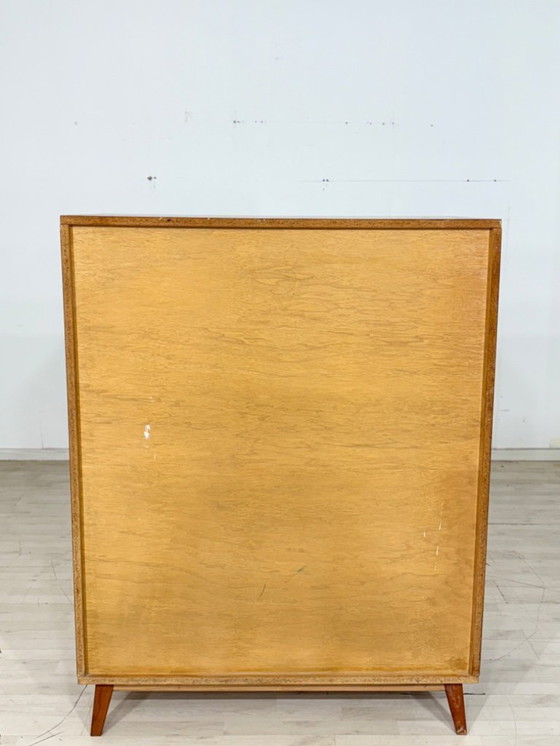 Image 1 of Vintage Mid-Century Linen Cabinet / Cupboard / Shoe Cabinet / Wardrobe