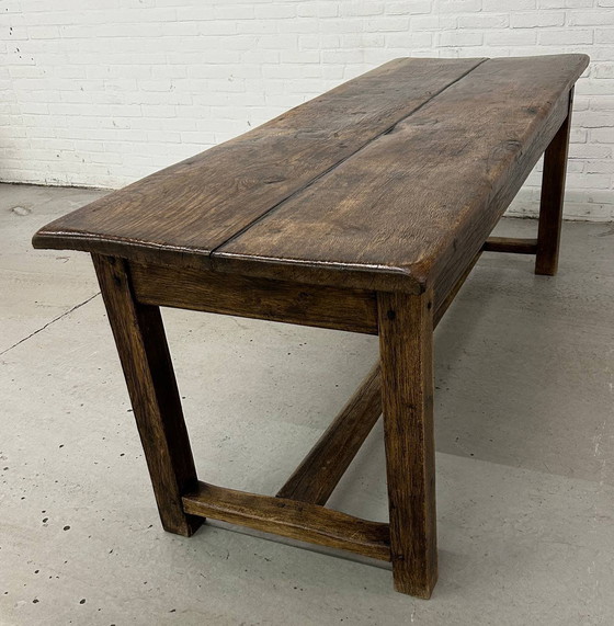 Image 1 of Table paysanne française ancienne