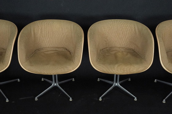 Image 1 of Conjunto de 4 sillones La Fonda de Charles Eames para Herman Miller. EE. UU., década de 1960.