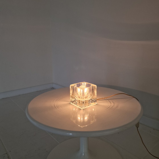 Image 1 of Peil & Putzler Ice Cube Table Lamp, Germany 1970's