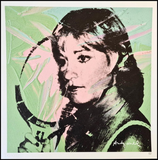 D'après Andy Warhol, Chris Evert, années 1980, lithographie