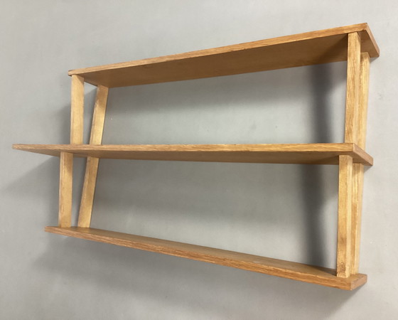 Image 1 of Fifties sixties wandrek vintage rek voor aan de muur