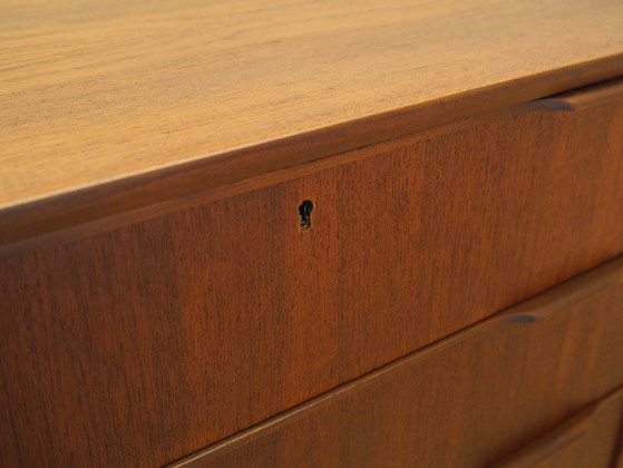 Image 1 of Teakhouten ladekast, Deens design, jaren 70, gemaakt in Denemarken.