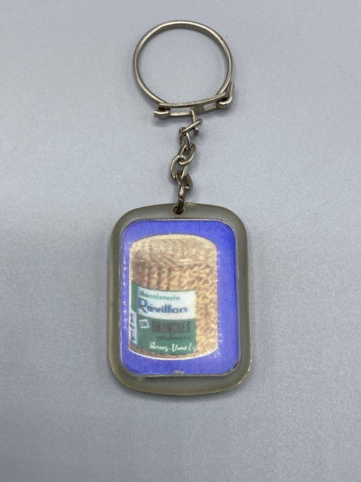 Révillon Chocolaterie Double-sided Keychain – La Marche Coat of Arms – portemonnees klein lederwaren