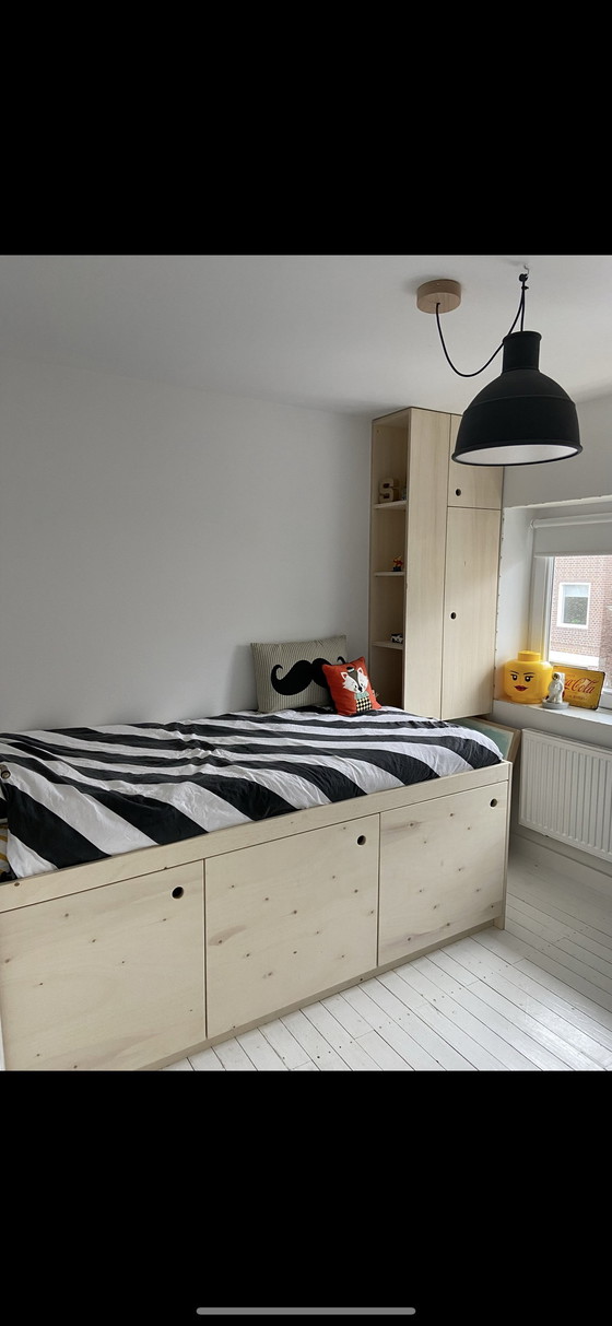 Image 1 of Handgemaakte halfhoogslaper op maat gemaakt van hoogwaardig berkenmultiplex