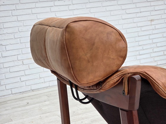 Image 1 of Anni '70, design norvegese di Jan Erik Lindgren, modello di poltrona "Amazon".