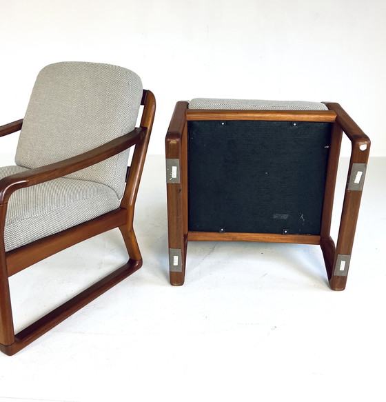 Image 1 of 2X Fauteuil Dyrlund, années 1960