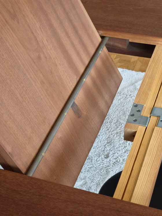Roundette Teak Extendable Dining Set by Hans Olsen for Frem Røjle, Denmark 1960s – Wood, Skai (photo 8 of 29)