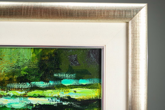 Image 1 of H.Hess, Ninfee, 1980, olio su tela