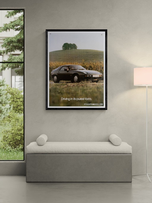Porsche Driving allo stato puro – 1979 – Poster originale Porsche vintage di Werbeagentur Strenger – Vintage – 102x76 cm