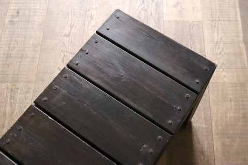 Dom Hans van der Laan Bossche School stool Netherlands 1970s