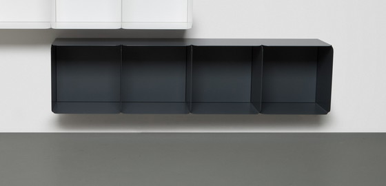 Image 1 of Gray Cabinet 160X40 Cm Design Nendo For Quodes - on legs