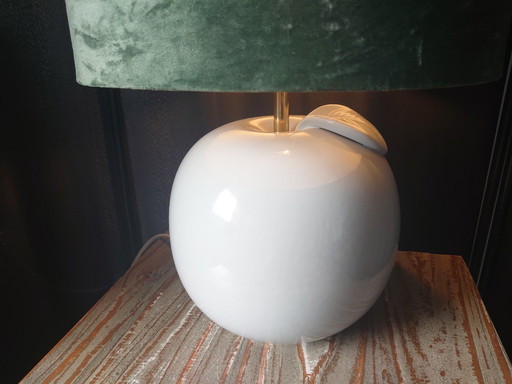 Lampada da tavolo vintage Herda "Apple" in ceramica