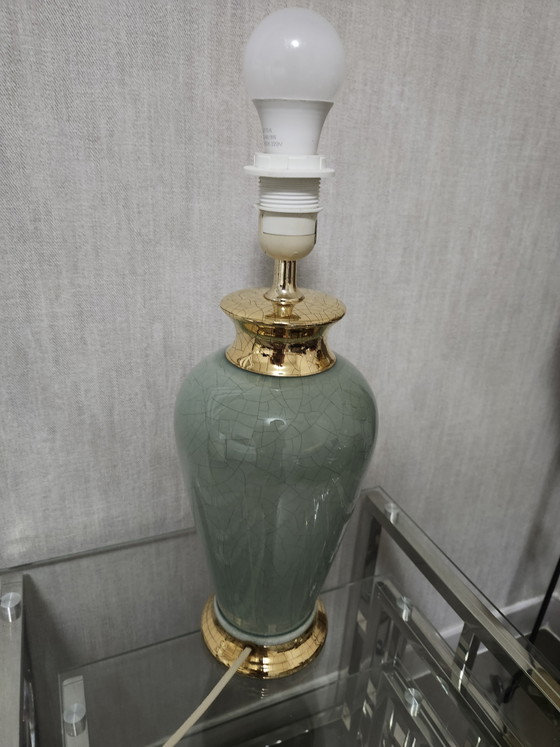 Lampe Vintage En Céramique – Ceramic, Brass (photo 2 of 5)