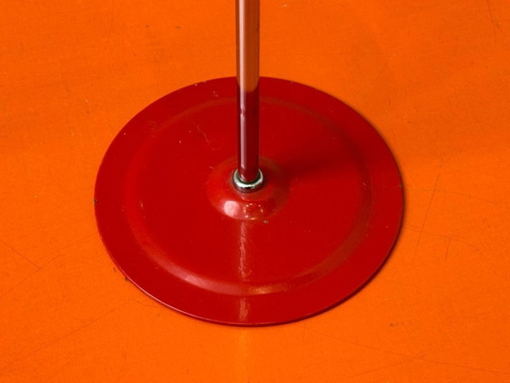 Image 1 of Mid-century red table lamp with spotlight effect, 1970s