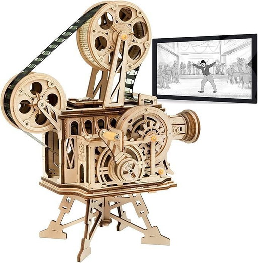 Robotime Vitascope 3D Mechanical Puzzle Wooden Model - Maquette Jeux de Construction - etablis Bricolage Enfant Jeu de Construc