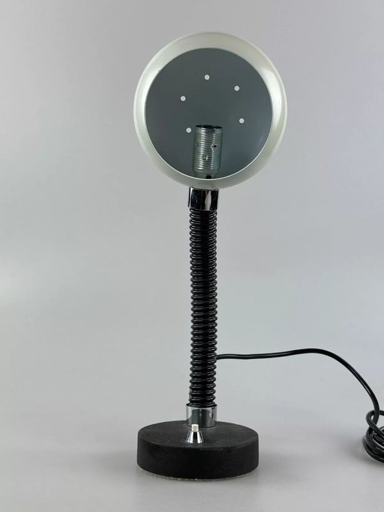 Image 1 of 60s 70s tafellamp Egon Hillebrand bollamp space age metaal ontwerp